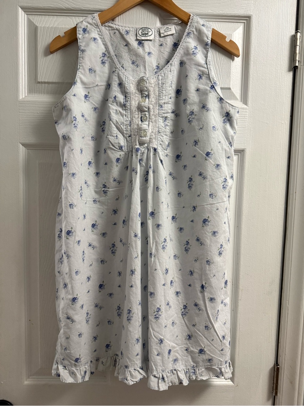 Laura Ashley Floral Nightgown Size Large